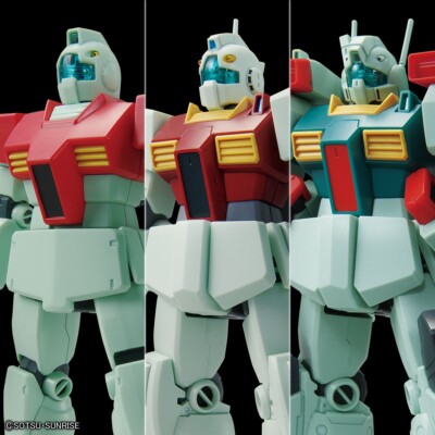 BANDAI Gundam Base Limited HG GM / GMⅡ / GMⅢ SET 1/144