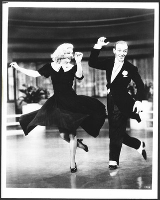 GINGER ROGERS + FRED ASTAIRE VINTAGE ORIGINAL PHOTO GLOSSY HOLLYWOOD MOVIE FILM