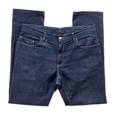 Mott & Bow Straight Jeans Size Men's Size 35 Measures 36x32 Dark Blue