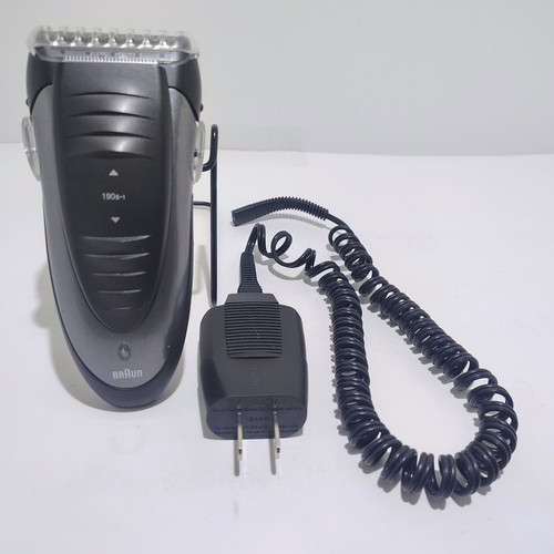 Braun Series 1 190s-1 Rasoio Elettrico Uomo Nero Senza Fili Portatile Ricaricabile - Foto 3 di 6