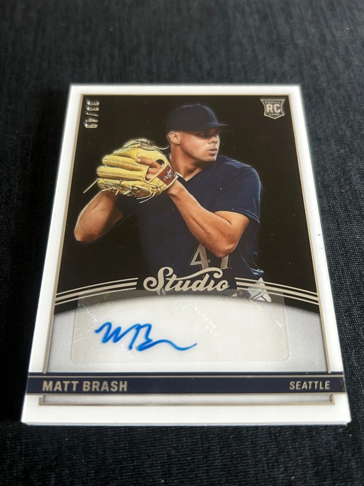 2022 Donruss Optic Matt Brash RR PURPLE PRIZM AUTO #/100 +AUTO #/49+13 SEA AUTOS - Image 4 of 4