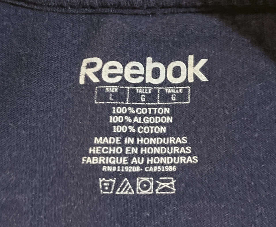 Camiseta Reebok NFL Denver Broncos Tim Tebow #15 Grande Azul Doble Cara Fútbol Foto 3 de 4