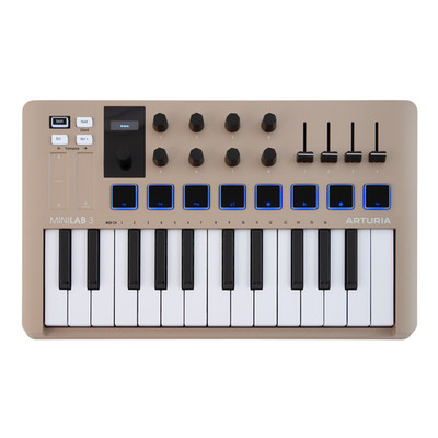 Arturia MiniLab 3 MIDI Controller - Champagne Edition