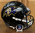 Derrick Henry Autographed Baltimore Ravens Full Size Speed Helmet Beckett