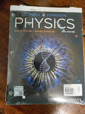 Physics, Volume 1 - Loose Leaf, by Cutnell John D.; Johnson Kenneth - NEW