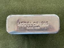 Original WWI Model of 1916 Bacon Tin Can Ration Meat Tin AEF US Army Pristine!