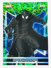 SPIDER-MAN NOIR /99 - SP GREEN SPARKLE HOLO FOIL #116 - 2026 Topps Neon Marvel
