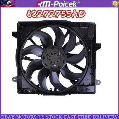 For 2019-2022 Jeep Wrangler 2020-2021 Gladiator 68272755AD Cooling Fan Assembly