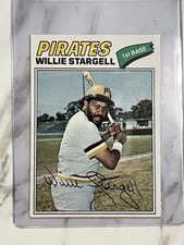 Willie Stargell #460 1977 Topps Pittsburgh Pirates Baseball Card MLB EX