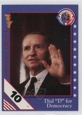 1992 Wild Card Decision '92 10 Stripe Ross Perot #94 0w6