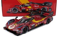 Burago 1/18 Ferrari 499P 24H Le Mans 2025 Pier Guidi Giovinazzi Modell