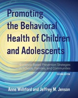 Promoting The Behavioral Health Of Children And Adolescents Williford (U. A.)