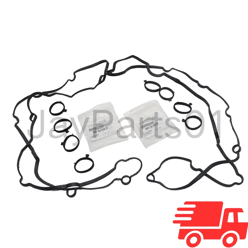 OEM Valve Cover Gaskets Kit for Porsche Panamera 4.8 10-16 Cayenne 4.8 2011-2018 Foto 3 de 4