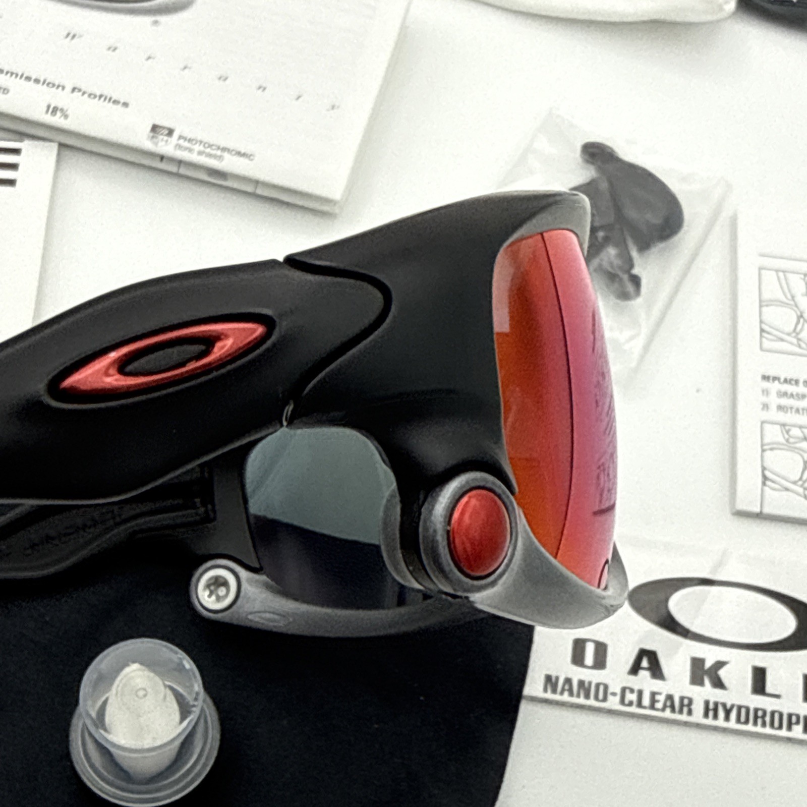 OAKLEY Sunglasses SPLIT JACKET Black Alinghi Pola… - image 9