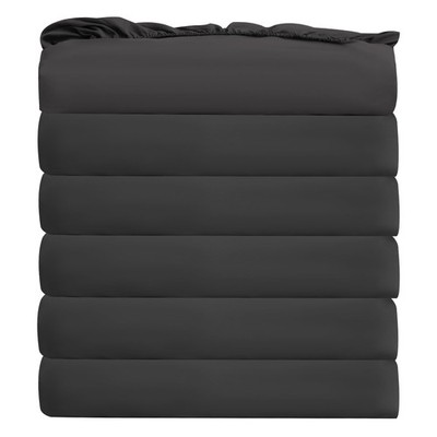 Bulk Twin Fitted Sheet Only Deep Pocket 6 Pack, Quick Sort Bottom Bed Sheets ...