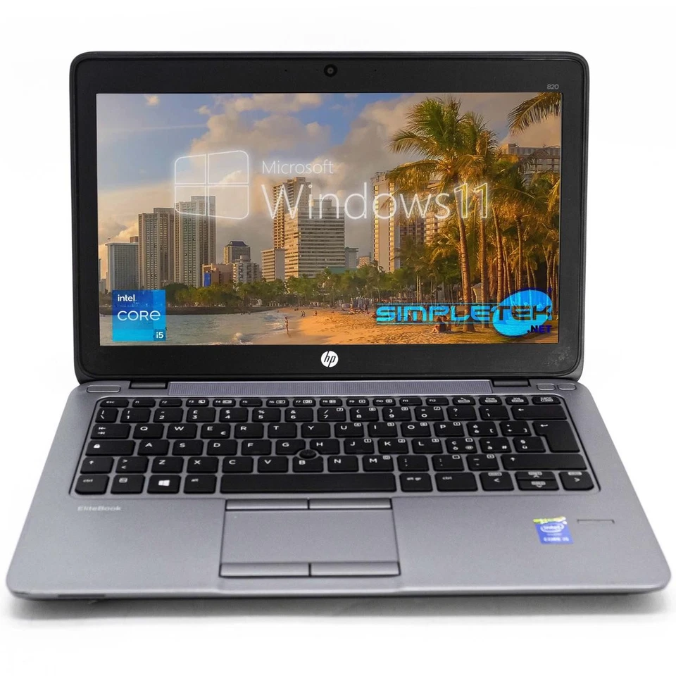 HP ULTRABOOK 820 G2 i5 12,5" WINDOWS 11 PC 16GB 240GB NOTEBOOK TASTIERA ITA - Immagine 2 di 4