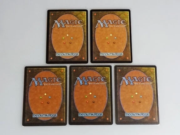Magic The Gathering 5 Card Set English and Japanese White Used - Image 2 of 4
