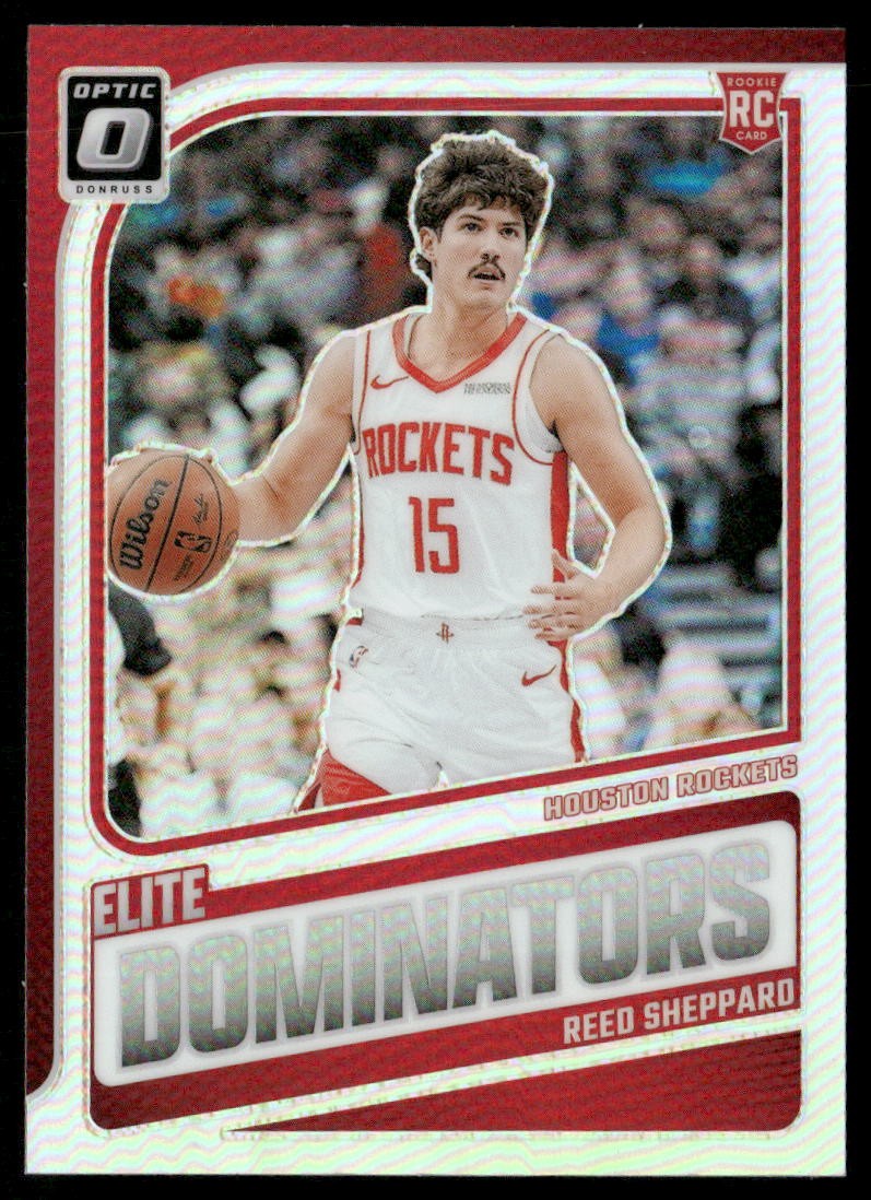 2024-25 Donruss Optic #5 Reed Sheppard Elite Dominators Holo