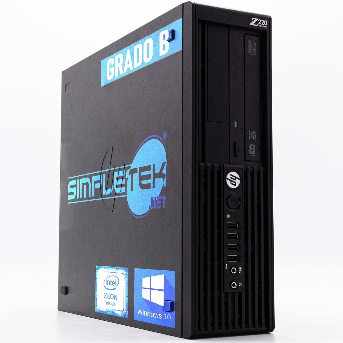 HP Z220 SFF Workstation Xeon Windows 10 Pro 8GB 240GB SSD RS232