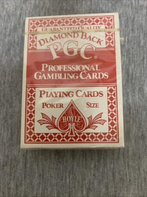 Vintage Hoyle Diamond Back Professional Gambling Cards Playing Cards Sealed 
