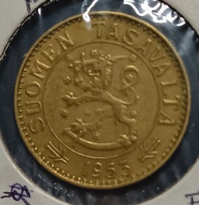 1953H Finland 50 Markkaa. Appears Uncirculated. Excellent Details. 