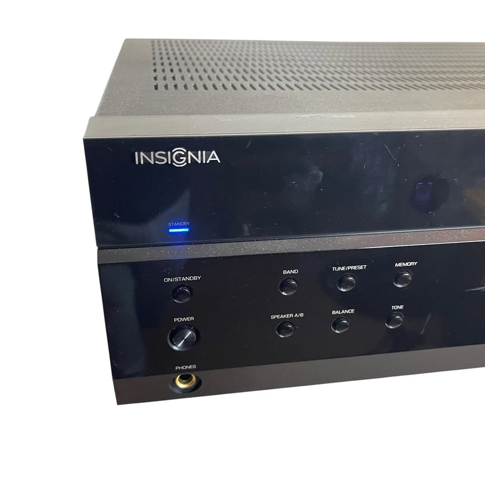 Insignia NS-R2001 AM/FM Stereo Receiver Amplifier Audio Component System - Image 3 of 4