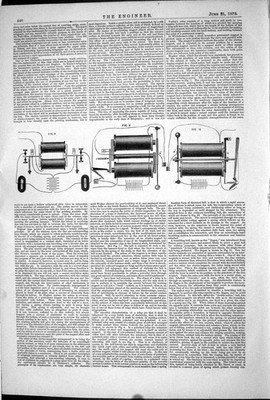 Original alter antiker Druck 1872 Technik Instrumente Maschinen Diagramme 19.