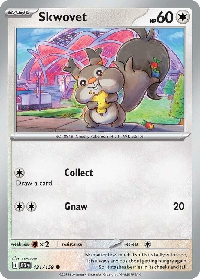 Skwovet - 131/159 - Common - Near Mint - Scarlet & Violet - Journey Together