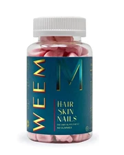WEEM Hair Skin and Nails Gummies - Supports Healthy Hair - Vegan biotin Vitamins