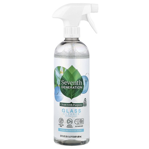 Glass Cleaner, Sparkling Seaside, 23 fl oz (680 ml)