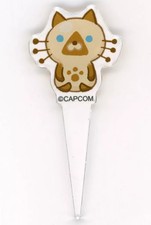 Capcom Cafe x Monster Hunter 20th Acrylic Food Pick 70mm Collectible