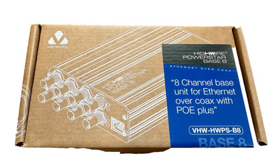 Veracity VHW-HWPS-B8 HIGHWIRE Powerstar Base 8- 8 Channel EOC POE Plus Base Unit