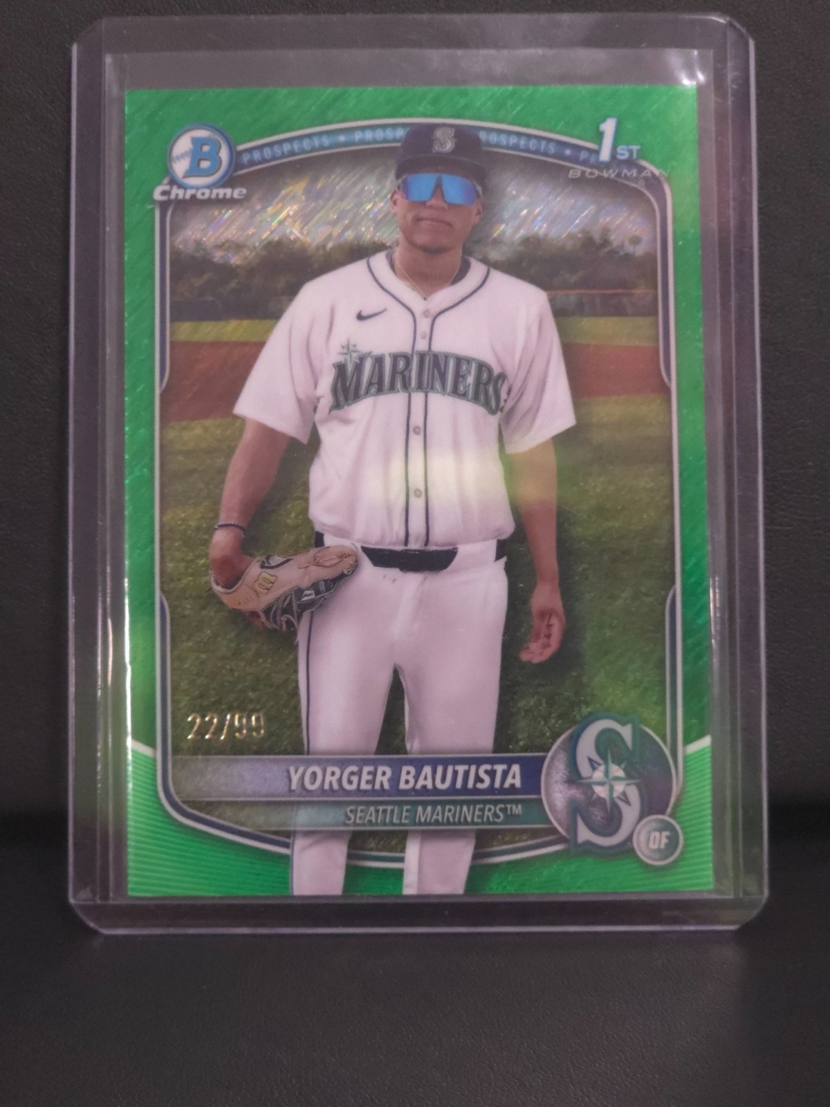 2025 Bowman Chrome Yorger Bautista Green Refractor /99 #BCP-194