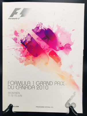 2010 Formula 1 Grand Prix du Canada Montreal Official Program | eBay