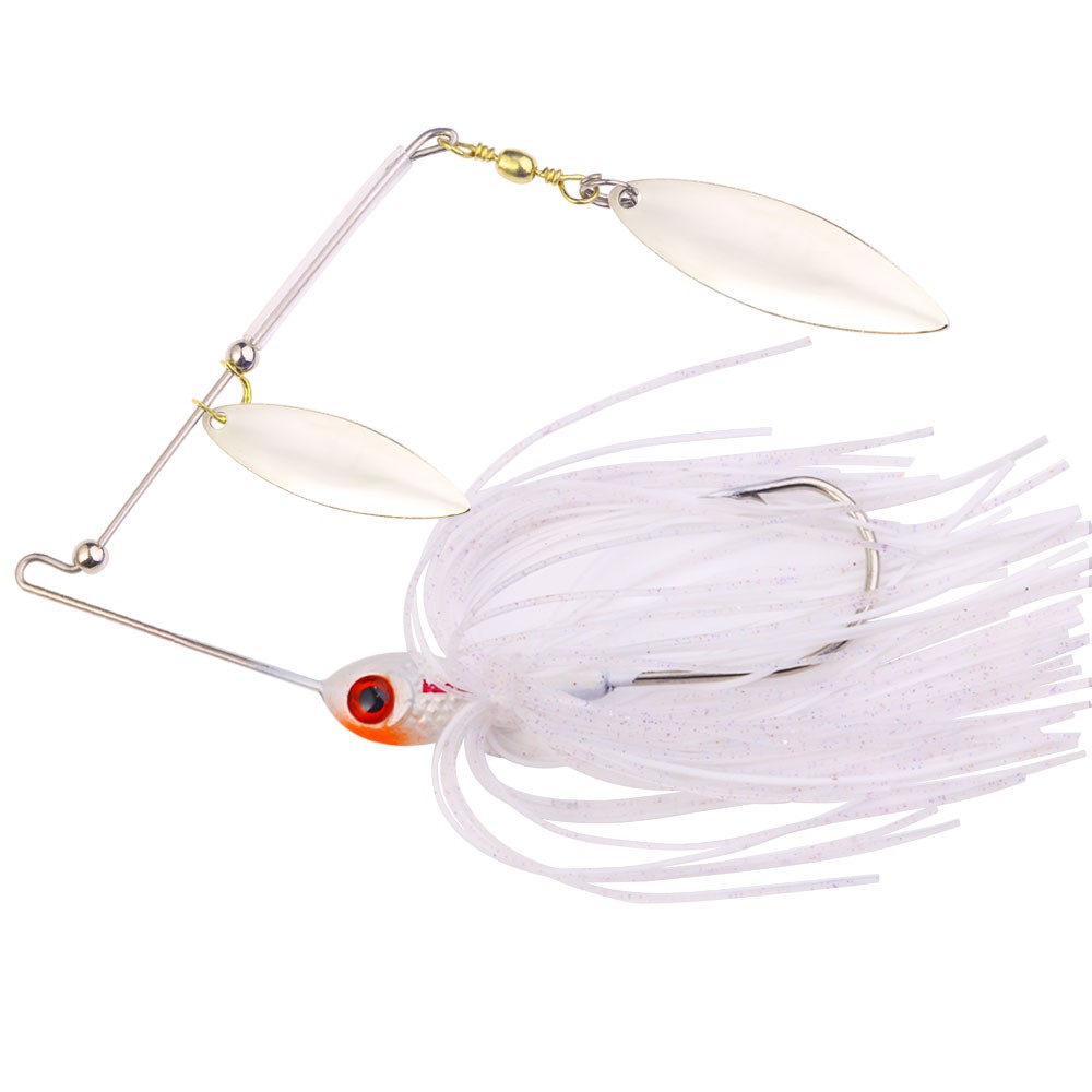 5PCS/Set Spinnerbait Fishing Lure Buzzbait 16.5g Blade Skirted Bait Spoon Tackle - Image 5