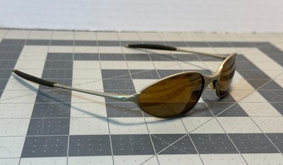 Oakley C Wire VINTAGE C-Wire Sunglass, Platinum Frame, Gold