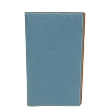 Hermes Agenda A6 Planner Cover Blue Jean,Gold Vision BF583204