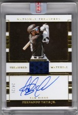2020 National Treasures Fernando Tatis Jr /25 Auto Factory Encased