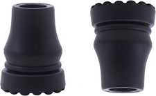 Rubber Cane Tips 3/4 Inch Heavy Duty Walking Cane Tips Non-Slip Sturdy Replaceme