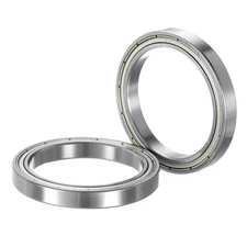 2pcs Deep Groove Ball Bearings 55x72x9mm Chrome Steel Balls Double Shield ABEC1
