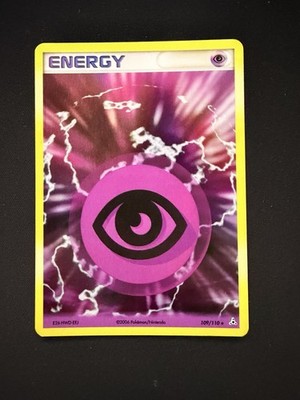 Pokémon TCG Basic Psychic Energy Ultra Rare Holo Card 109/110