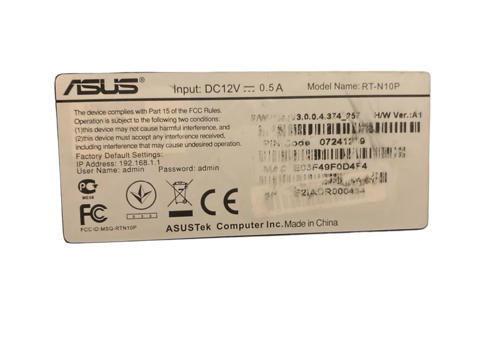 ASUS RT-N10P Wireless N Router 150 Mbps 4-Port *UNIT ONLY* - Image 3 of 3