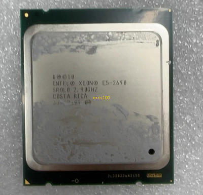 Intel Xeon E5-2690 SR0L0 2.90 GHz 8 Core 20MB LGA-2011 Server CPU Processor 135W