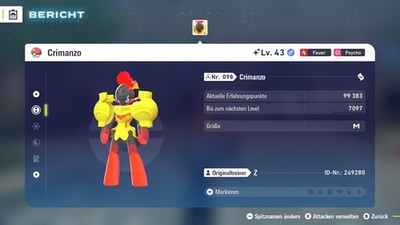  SHINY CRIMANZO  | Pokemon Legenden Z-A