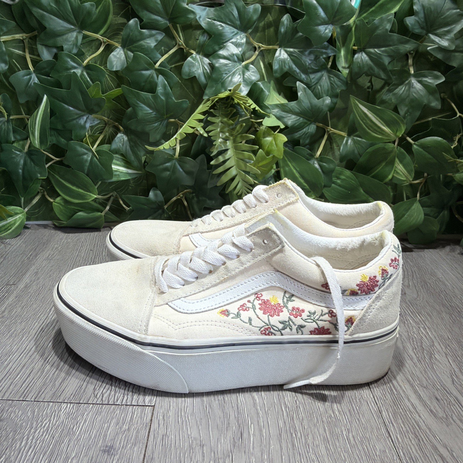 Vans Old Skool Stackform Platform Authentic Shoe … - image 4