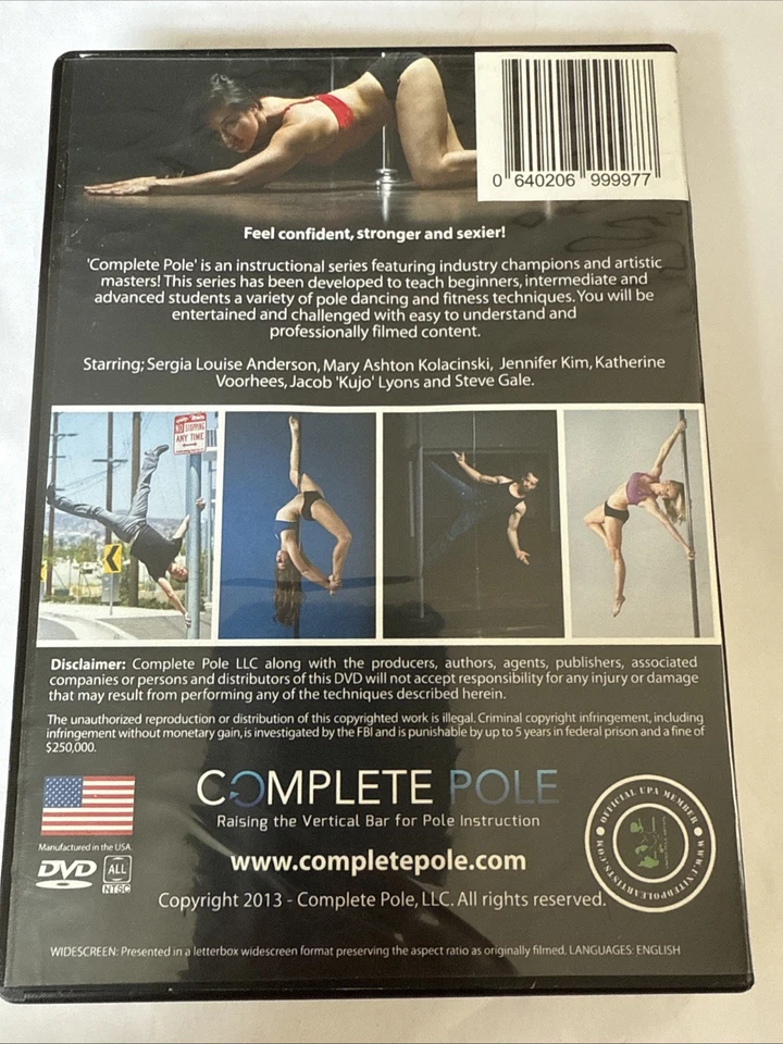 Complete Pole (6 DVD Set) Beginner To Advanced - Sergia Anderson - RARE (A525) - Image 2 of 4