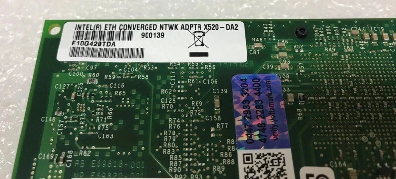 X520-DA2 Intel E10G42BTDA 10Gbps 2-Port SFP+ Ethernet Adapter low profile - Image 3 of 4