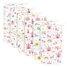 6 PCS Baby Muslin Burp Cloths Washcloths 100 Cotton 6 Layers 20x12 Inch