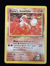 Blaine's Growlithe - Gym Heroes - 62/132 - Pokemon TCG - NM on eBay