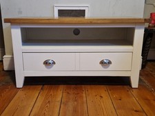 Chiltern Oak Furniture TV Unit In Chester White